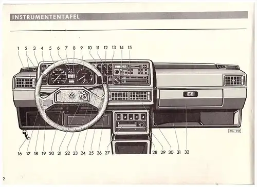 Betriebsanleitung , Handbuch - VW Golf 1986 , 128 Seiten , Volkswagen !!!