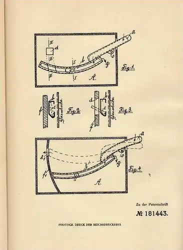 Original Patentschrift - Deutsche Reklame -Automaten GmbH in Hamburg , 1906 , Geschicklichkeitsspiel !!!