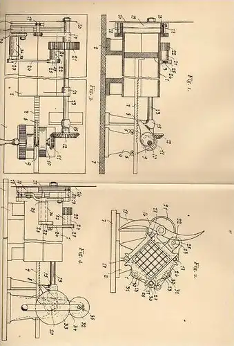 Original Patentschrift - R. Kinder in Leipzig - Lindenau , 1905 ,Würfelschneidemaschine für Speck , Fleisch , Schlachter