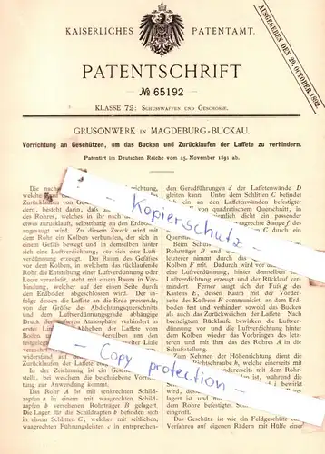 original Patent - Robert Friedel in Stuttgart , 1891 , Schusswaffen und Geschosse !!!