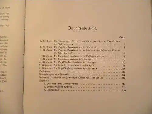 Hamburgs Reederei 1814-1914 , viele Abb., Register und Bilddokumente , Flaggen , Schiffe , Schiffahrt , Hamburg Hafen !!