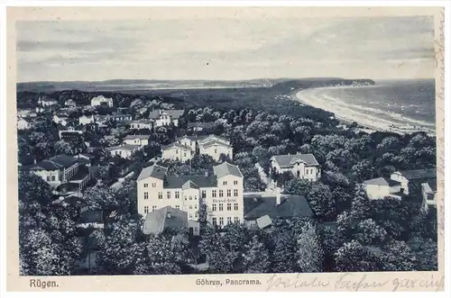 alte AK , Göhren auf Rügen 1926 , Panorama , Mecklenburg !!!