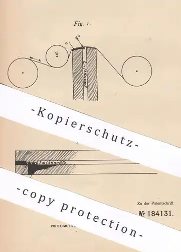 original Patent - Friedrich Moritz , Dortmund , 1906 , Notenbandgleitblock | Tasteninstrument | Klavier , Piano | Musik