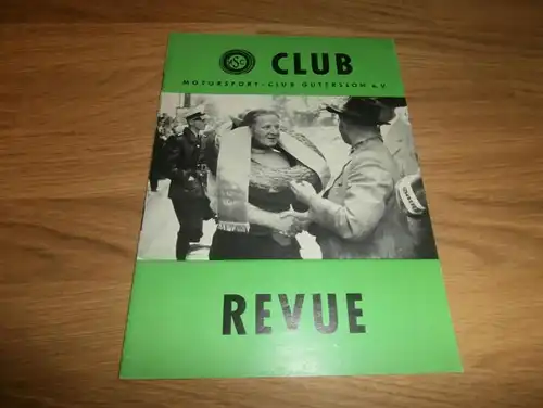 Gütersloh Motorsport Revue 1962 , mit Reklame/ Werbung , Programmheft / Programm / Rennprogramm , program !!!