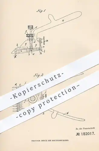 original Patent - Herm. Joest & Co. , Solingen , 1906 , Haarschneidemaschine | Haare , Messer , Schere , Friseur !!!