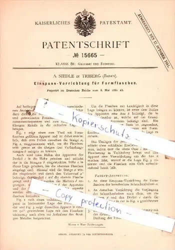 Original Patent  -  R. Wünsche in Herrnhut i. S. , 1882 , Neuerungen an Kartoffellegemaschinen !!!