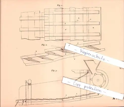 Original Patent  - J. Böckler in Malchow i. Mecklenburg , 1905 , Sieb zum Ausscheiden von Körnern  !!!