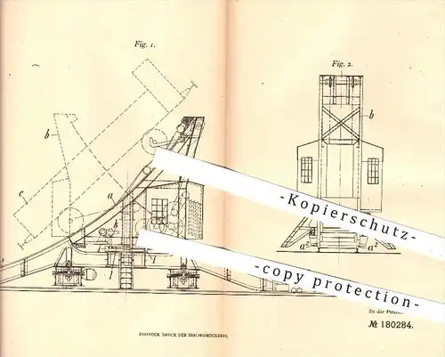 original Patent - Heinrich Aumund , Köln / Rhein , 1906 , Kippen von Eisenbahnwagen , Eisenbahn , Eisenbahnen , Wagon !!