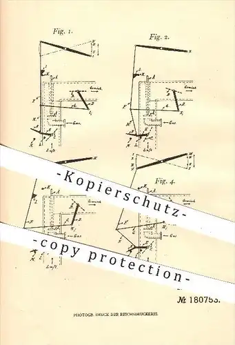 original Patent - Alwin Lüderitz , Köln / Rhein , 1906 , Regelung für Explosionskraftmaschinen , Motor , Motoren , Gas !