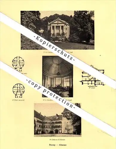 Photographien / Ansichten , 1925 , Perroy , Allaman , Lonay , Aubonne , Prospekt , Architektur , Fotos !!!