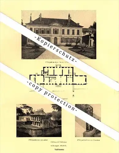 Photographien / Ansichten , 1925 , Vullierens , Saint-Saphorin-sur-Morges , Prospekt , Architektur , Fotos !!!