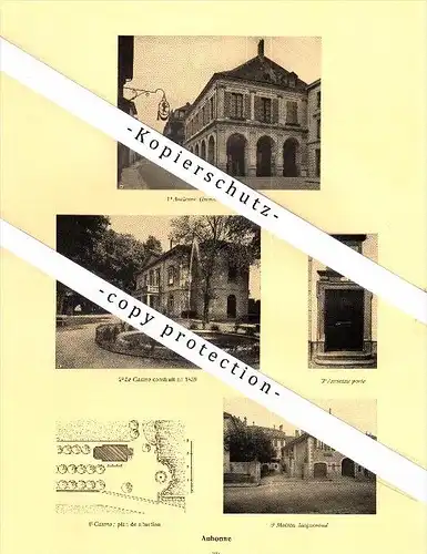 Photographien / Ansichten , 1925 , Aubonne , Vullierens , Prospekt , Architektur , Fotos !!!