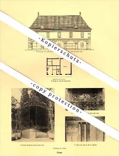 Photographien / Ansichten , 1925 , Begnins , Gingins , Crans , Prospekt , Architektur , Fotos !!!