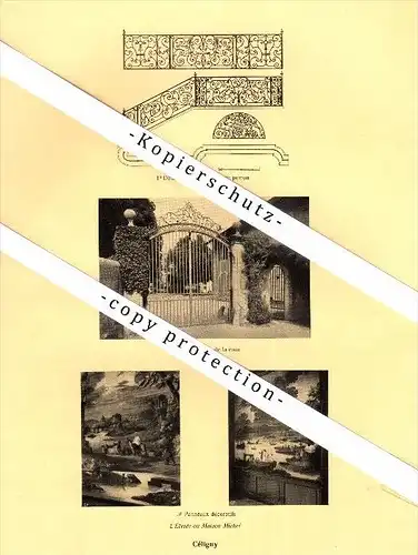 Photographien / Ansichten , 1925 , Coppet , Céligny , Prospekt , Architektur , Fotos !!!