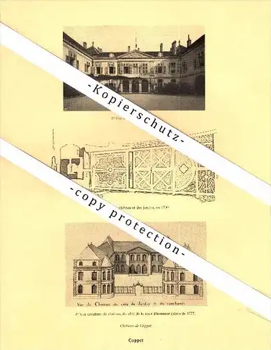 Photographien / Ansichten , 1925 , Coppet , Prospekt , Architektur , Fotos !!!