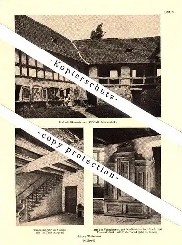 Photographien / Ansichten , 1920 , Ettiswil , Willisau , Prospekt , Architektur , Fotos !!!