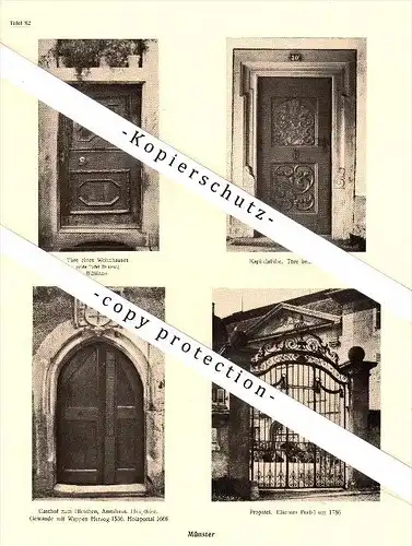 Photographien / Ansichten , 1920 , Beromünster , Münster , Prospekt , Architektur , Fotos !!!