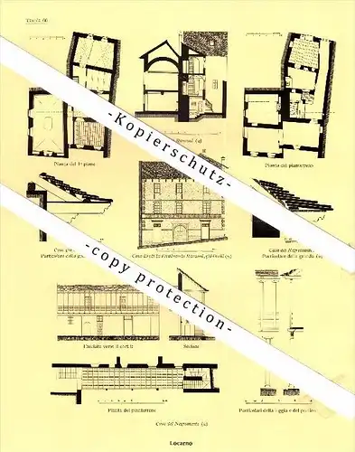 Photographien / Ansichten , 1936 , Locarno , Prospekt , Architektur , Fotos !!!