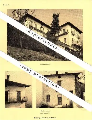 Photographien / Ansichten , 1936 , Brissago , Isole , Prospekt , Architektur , Fotos !!!