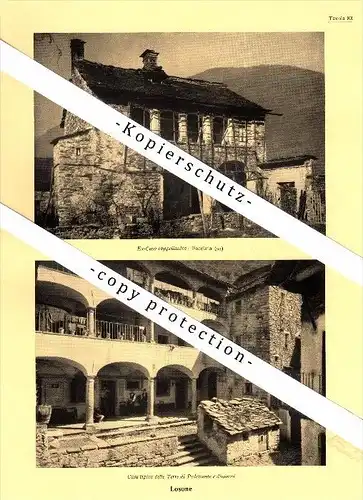 Photographien / Ansichten , 1936 , Losone , Golino , Isole , Melezza , Prospekt , Architektur , Fotos !!!