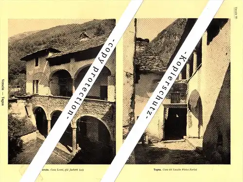 Photographien / Ansichten , 1936 , Verscio , Tegna , Melezza , Prospekt , Architektur , Fotos !!!