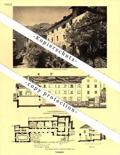 Photographien / Ansichten , 1936 , Verdasio , Rasa , Intragna , Centovalli , Prospekt , Architektur , Fotos !!!