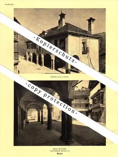 Photographien / Ansichten , 1936 , Russo , Onsernone , Prospekt , Architektur , Fotos !!!