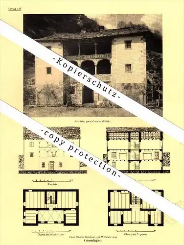 Photographien / Ansichten , 1936 , Comologno , Onsernone , Prospekt , Architektur , Fotos !!!