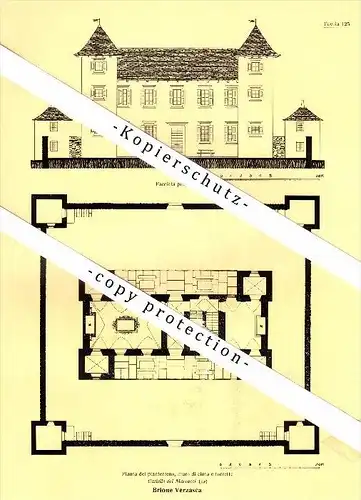 Photographien / Ansichten , 1936 , Brione Verzasca , Prospekt , Architektur , Fotos !!!