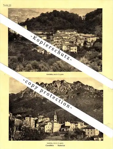 Photographien / Ansichten , 1936 , Carabbia , Sonvico , Brione Verzasca , Bre Luganese , Prospekt , Architektur , Fotos