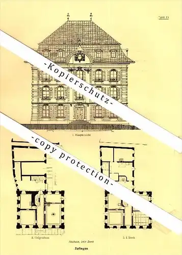 Photographien / Ansichten , 1924 , Zofingen , Neuhaus , Prospekt , Architektur , Fotos !!!