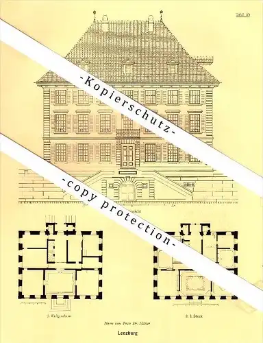 Photographien / Ansichten , 1924 , Lenzburg , Haus von Frau Dr. Müller , Prospekt , Architektur , Fotos !!!
