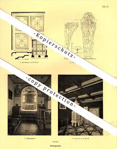 Photographien / Ansichten , 1924 , Bremgarten , Zeughaus , Amtshof , Prospekt , Architektur , Fotos !!!
