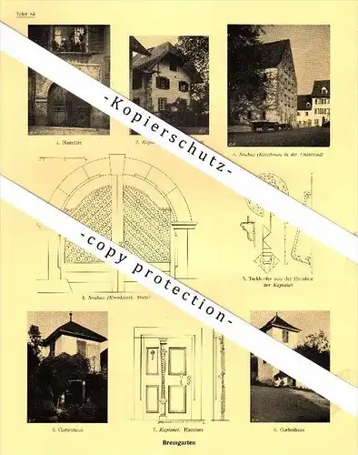 Photographien  / Ansichten , 1924 , Bremgarten , Rathaus , Kornhaus , AG , Prospekt , Architektur , Fotos !!!