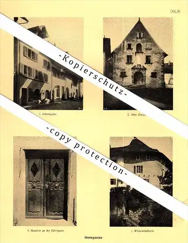 Photographien  / Ansichten , 1924 , Bremgarten und Wohlen , AG , Prospekt , Architektur , Fotos !!!