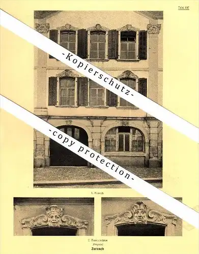Photographien  / Ansichten , 1924 , Kaiserstuhl und Zurzach , AG , Prospekt , Fotos , Architektur !!!