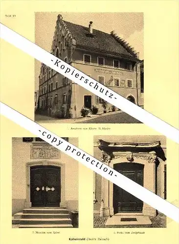 Photographien  / Ansichten , 1924 , Kaiserstuhl , Bezirk Zurzach , AG , Prospekt , Fotos , Architektur !!!