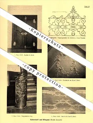 Photographien  / Ansichten , 1924 , Laufenburg , Klingnau und Kaiserstuhl , Zurzach , Prospekt , Fotos , Architektur !!!