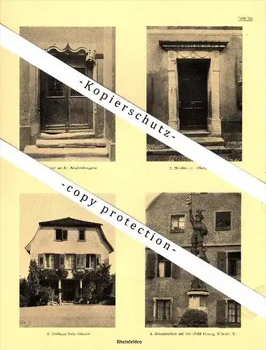 Photographien  / Ansichten , 1924 , Rheinfelden AG , Prospekt , Fotos , Architektur !!!