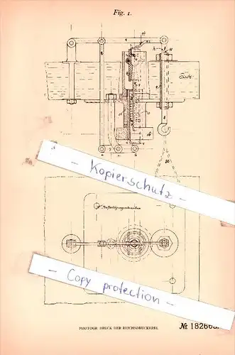 Original Patent - H. Thiem in Waltershausen i. Thür. , 1905 , Maschine zum Abstechen von Büchsen !!!