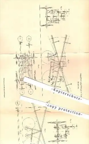 original Patent - Wilhelm Molfenter in Ulm , 1879 , Draisine , Fahrzeug , Fahrzeugbau , Wagenbau !!!