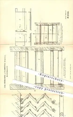 original Patent - Carl Neubronner in Frankenthal , 1887 , Malzkeimapparat , Malz , Bier , Brauerei , Keimen , Brauen !!!