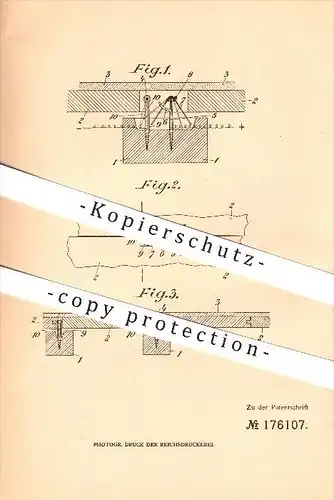 original Patent - Hermann Kalkoff in Frohndorf bei Sömmerda , 1906 , Anzeige des unbefugten Betretens von Räumen , Alarm