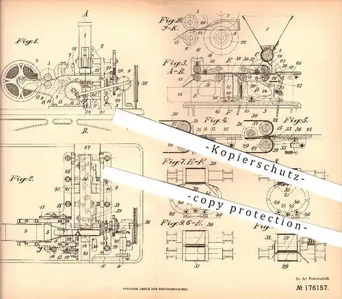 original Patent - Carl Hillerkus in Iserlohn , 1905 , Verpacken von Nadeln , Nadel , Handarbeit , Verpackung !!!