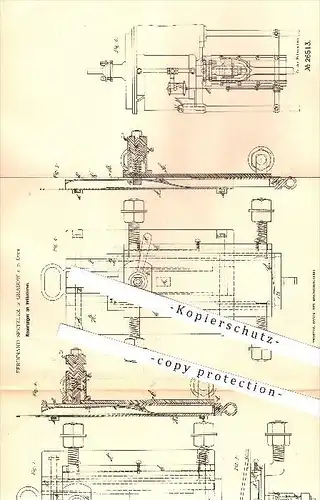 original Patent - Ferdinand Spetzler in Grabow a. d. Oder , 1883 , Indikatoren , Indikator !!!