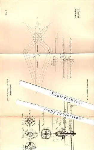 original Patent - Heinrich Ressel in Wien , 1881 , Schiffszug-System , Schiffbau , Schiffe , Schifffahrt !!!