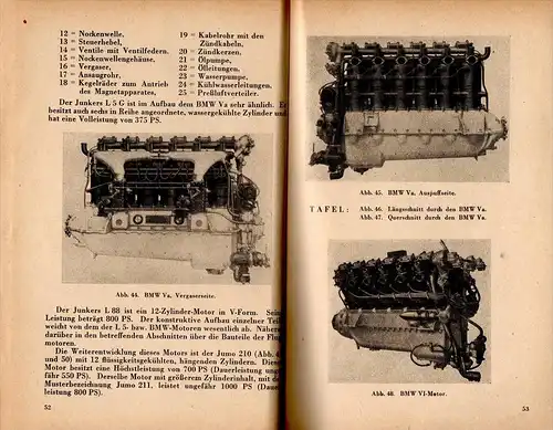 Handbuch Flugmotoren - Technik , 1942 , Wehrmacht - Flugzeug , BMW , Argus , Hirth , Bramo , Siemens , Wright !!!