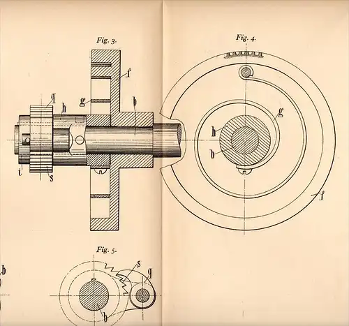 Original Patentschrift - Ch.H. Doyen à Mondrepuis , 1905 , Conduisez pour machine à filer , filature !!!