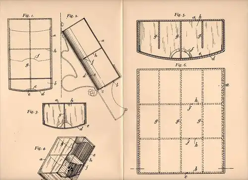 Original Patentschrift - R. Hüneke in Demmin i. Meckl., 1904 , Behälter für Streichhölzer , Streichholz , Zündholz !!!
