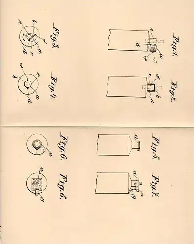 Original Patentschrift - Dr. Max von Niessen in Wiesbaden , 1906 , Verschluß für Tuben !!!
